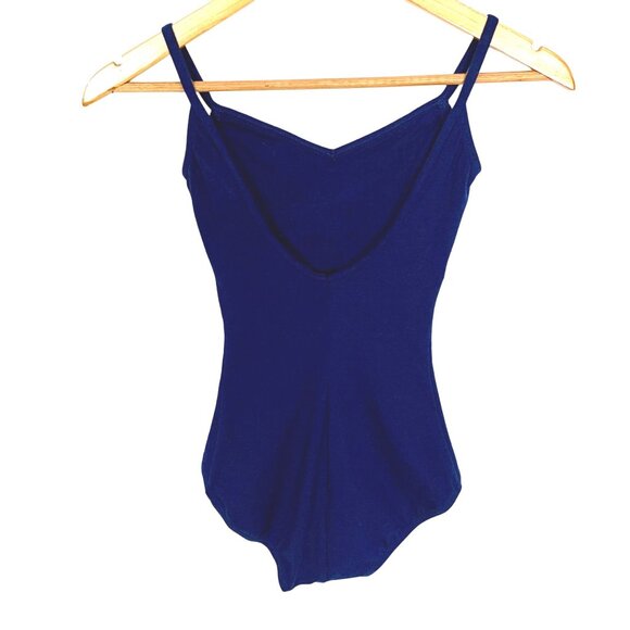 Capezio Princess Camisole Leotard Navy Blue Adult XS CC101 Lined Shelf Bra - Picture 6 of 10